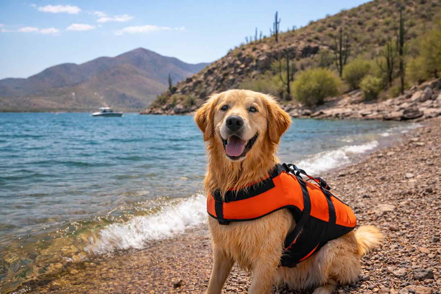 Taking your dog to a lake in Phoenix